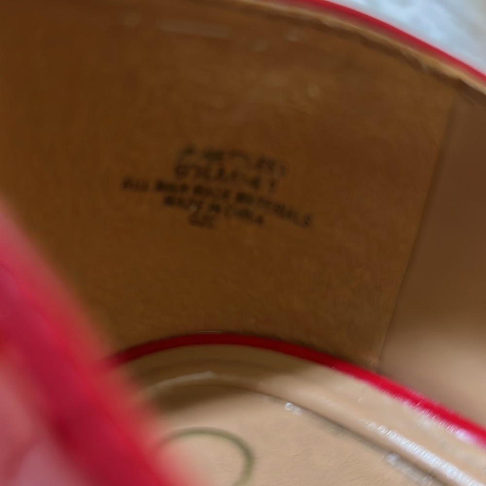 Jessica Simpson Elegant Red Patent Women's Pumps - Picture 8 of 8